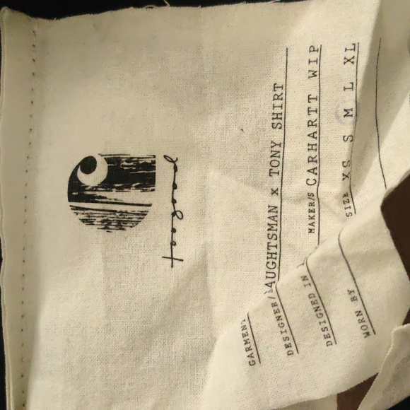 Carhartt WIP x Toogood Draughtsman Tony Shirt in Black Medium - Picture 5 of 6